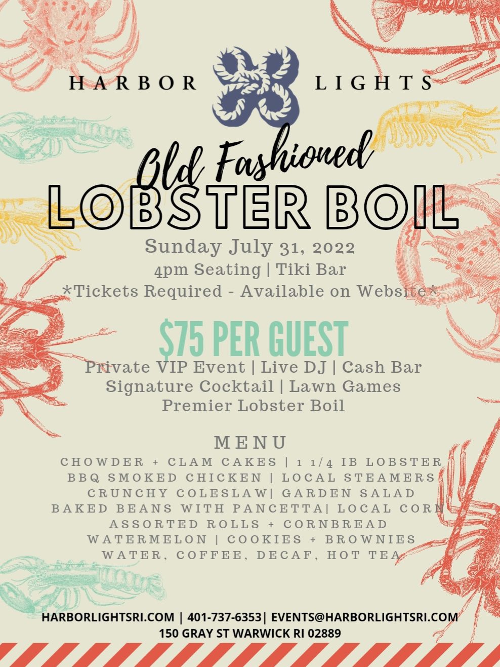 Lobster Boil - Harbor Rhode